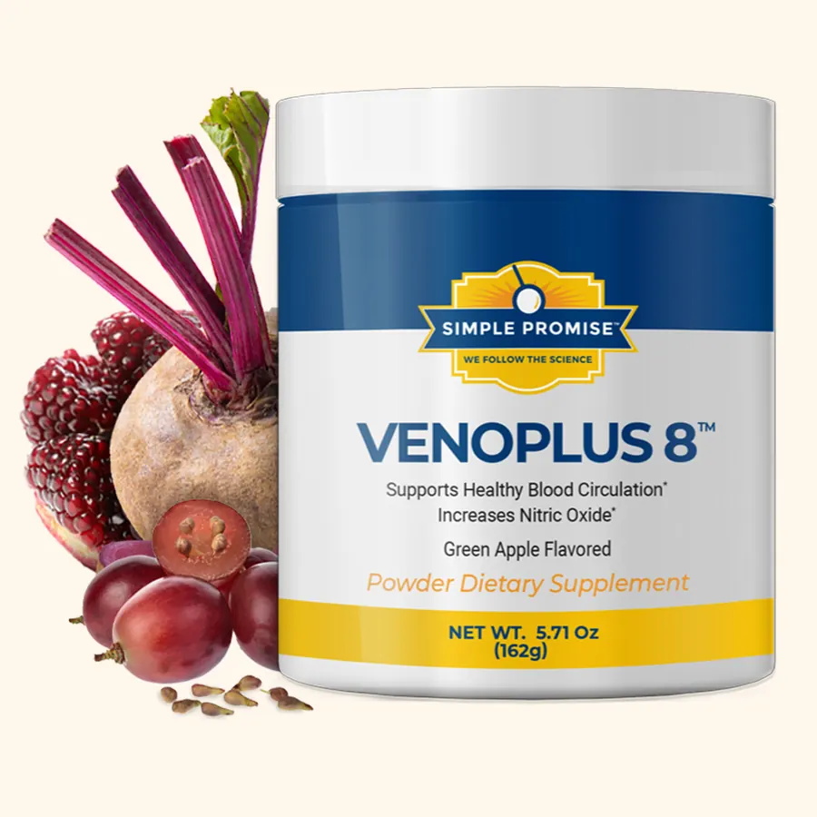 VenoPlus 8 powder supplement for daily cardiovascular wellness and healthy circulation support